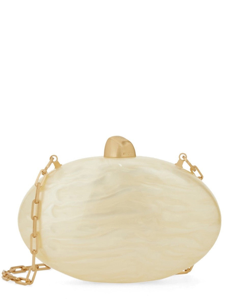 Cult Gaia Women's Clutch Eviana White