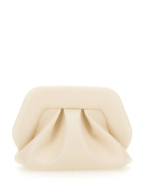 Themoirè Women's Clutch Gea White