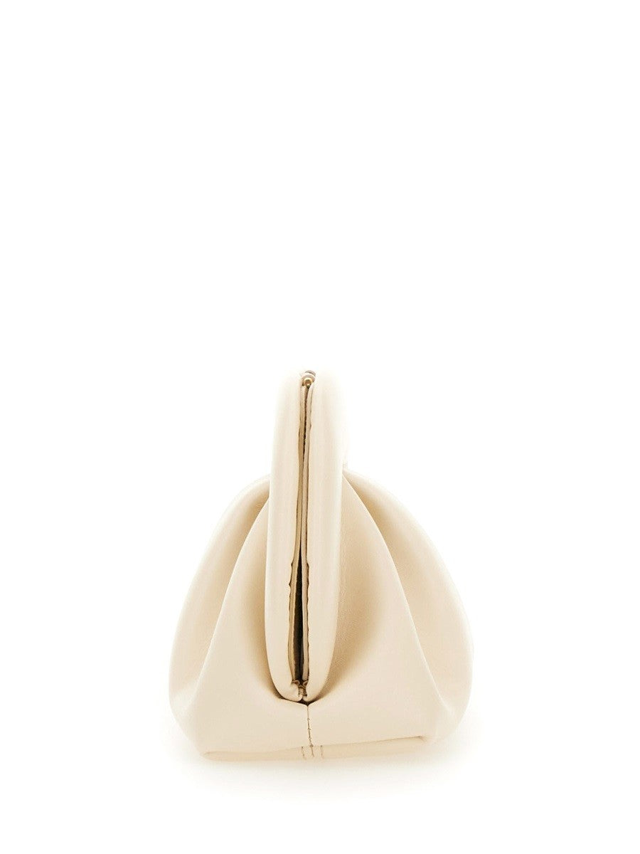 Themoirè Women's Clutch Gea White