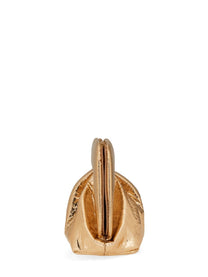 Themoirè Women's Clutch Gea Gold