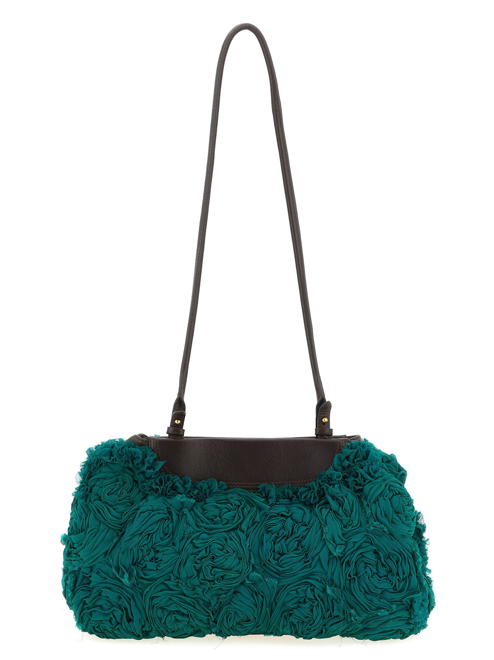 Dries Van Noten Clutch Rose Green