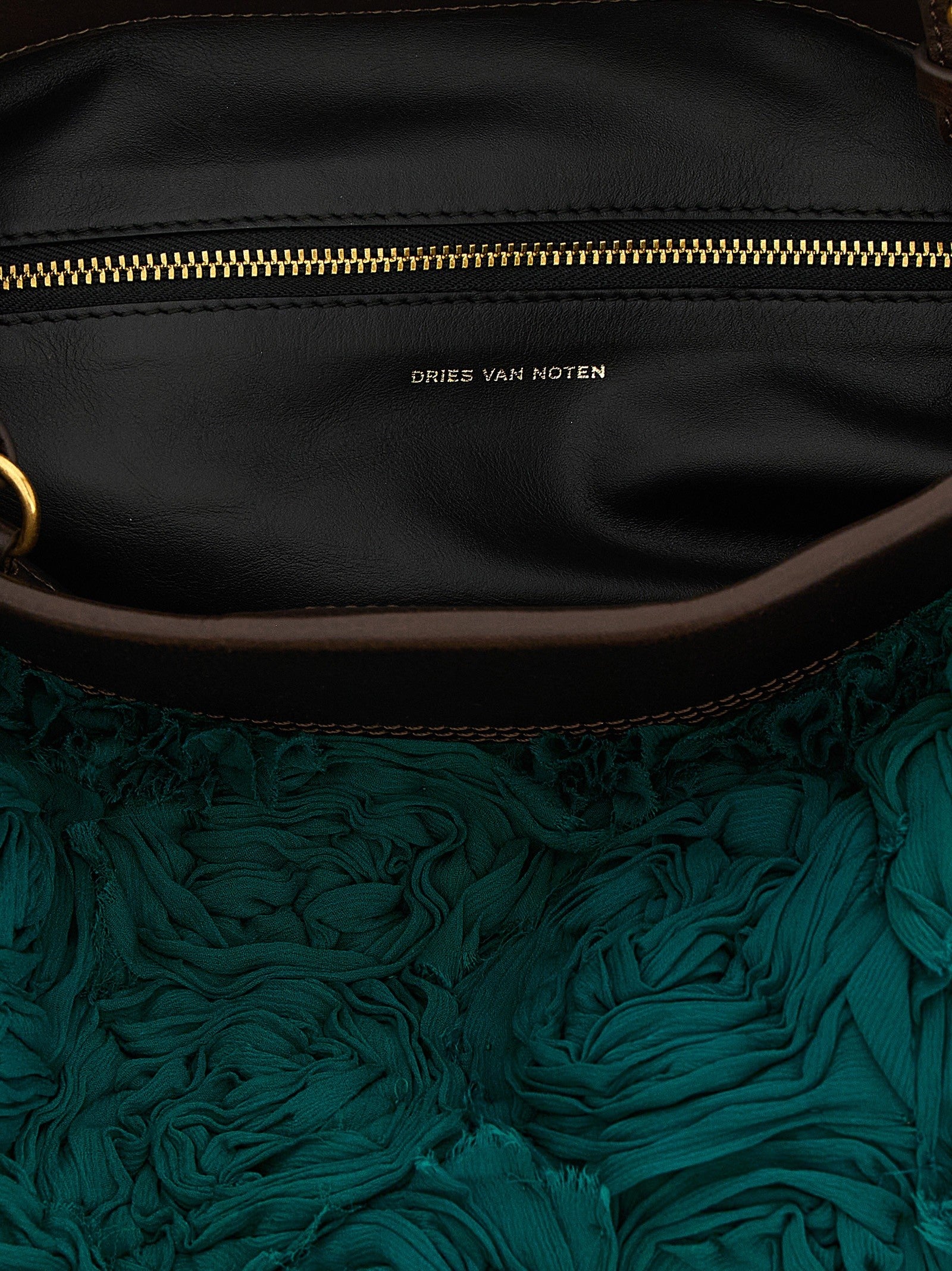 Dries Van Noten Clutch Rose Green