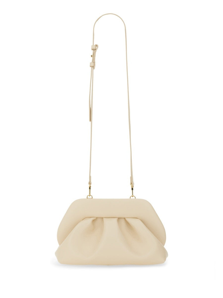 Themoirè Women's Clutch Tia White