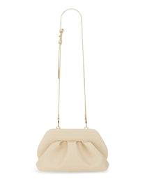 Themoirè Women's Clutch Tia White