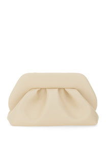 Themoirè Women's Clutch Tia White