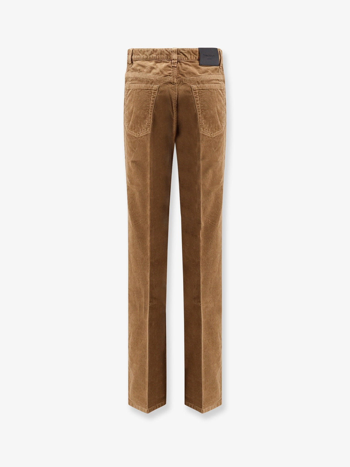 Saint Laurent Women's Clyde Corduroy Trousers Beige, view 4