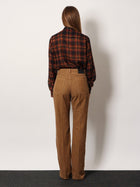 Saint Laurent Women's Clyde Corduroy Trousers Beige, view 3