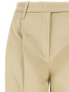 CO Beige Leather Pearl Pants Beige, view 3