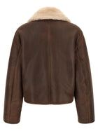 CO Brown Sheepskin Jacket Brown, view 2