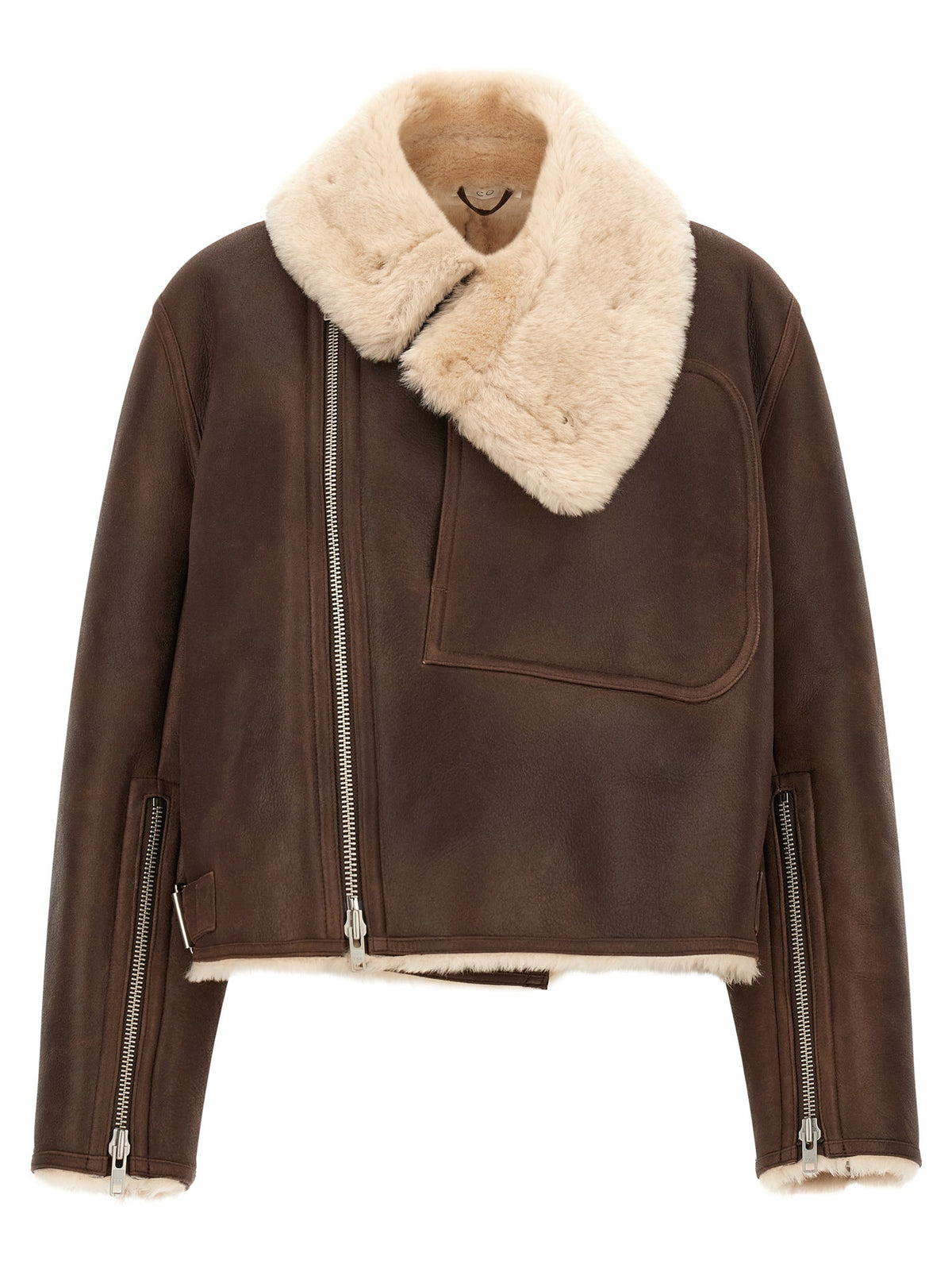 CO Brown Sheepskin Jacket Brown