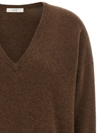 CO Cashmere Neck Sweater Brown, view 3