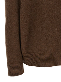 CO Cashmere Neck Sweater Brown, view 4