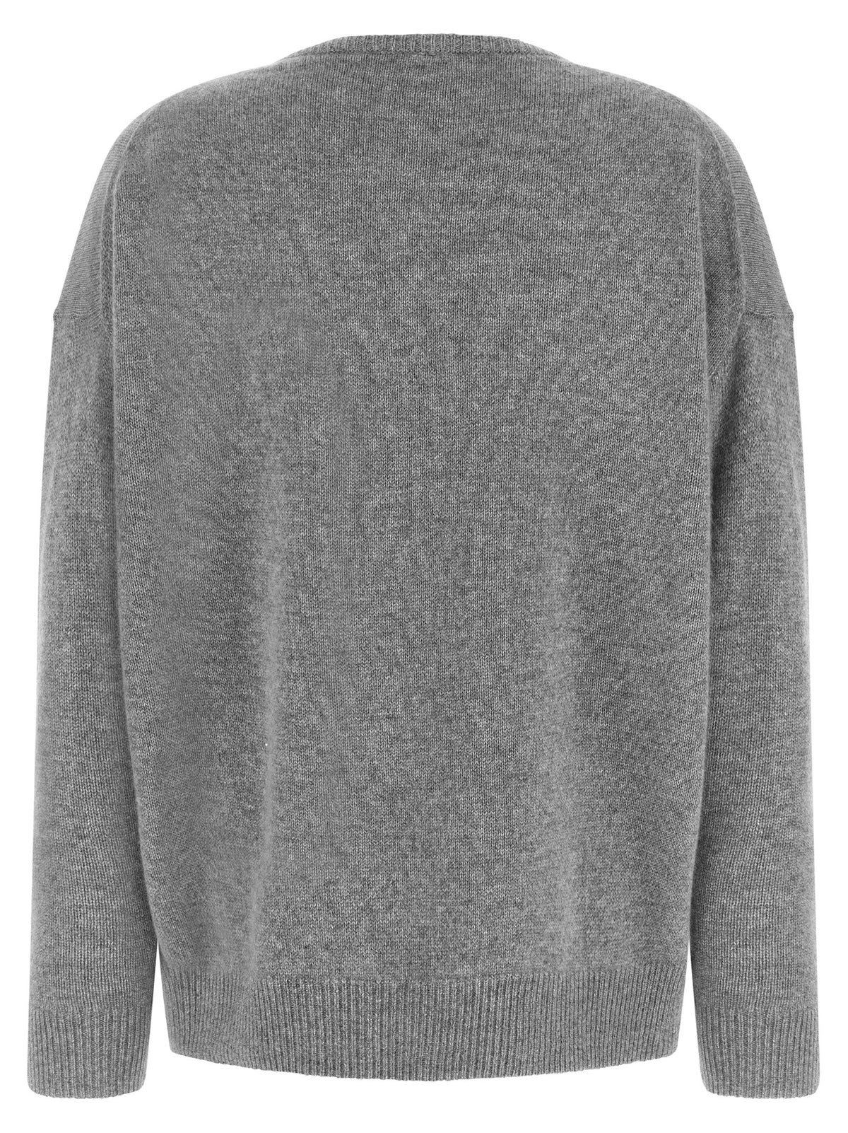 CO Grey Cashmere Neck Sweater Grey, view 2