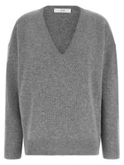 CO Grey Cashmere Neck Sweater Grey