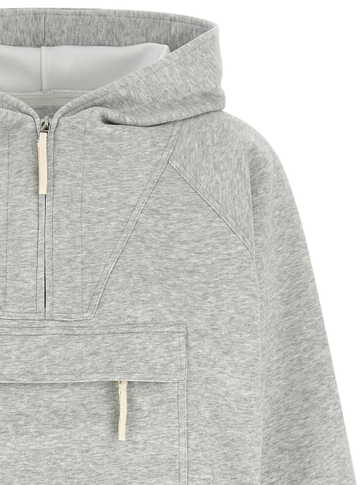CO Grey Scuba Jersey Hoodie Grey, view 3