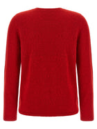 CO Red Cashmere and Silk Sweater Red, view 2