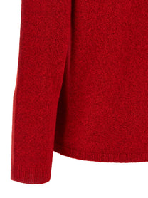 CO Red Cashmere and Silk Sweater Red, view 4