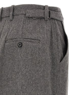 CO Wool and Cashmere Tailored Skirt Grey, view 4