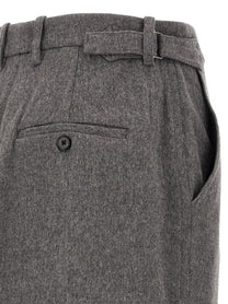 CO Wool and Cashmere Tailored Skirt Grey, view 4