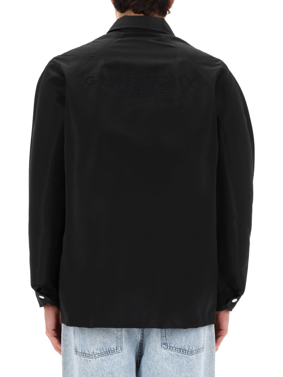 Givenchy Men's Coach Jacket Black