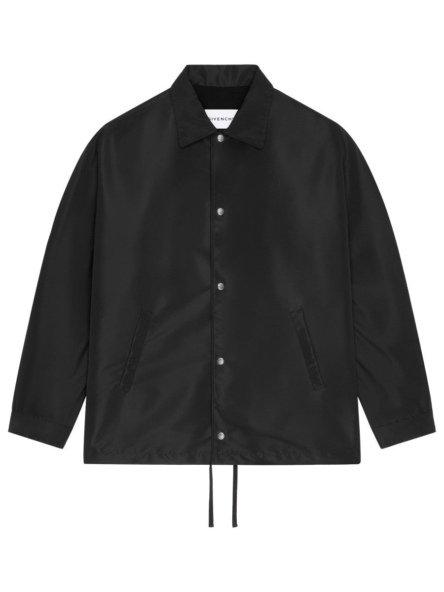 Givenchy Men's Coach Jacket Black