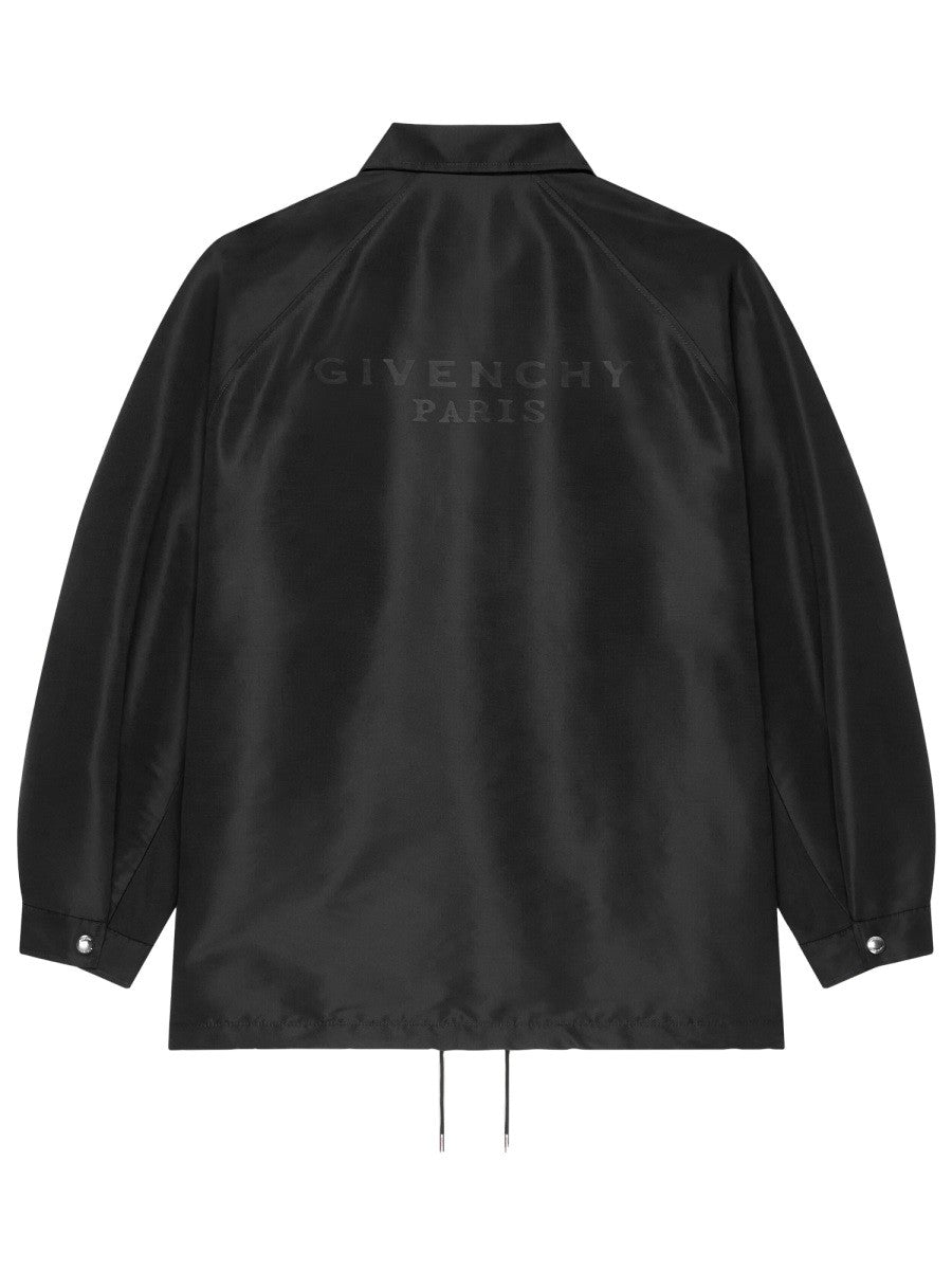 Givenchy Men's Coach Jacket Black