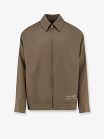 Golden Goose Men's Coach Wool and Cotton Jacket Brown