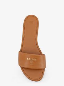 Celine Women's Coast Mule Leather Sandals Sahara Celine