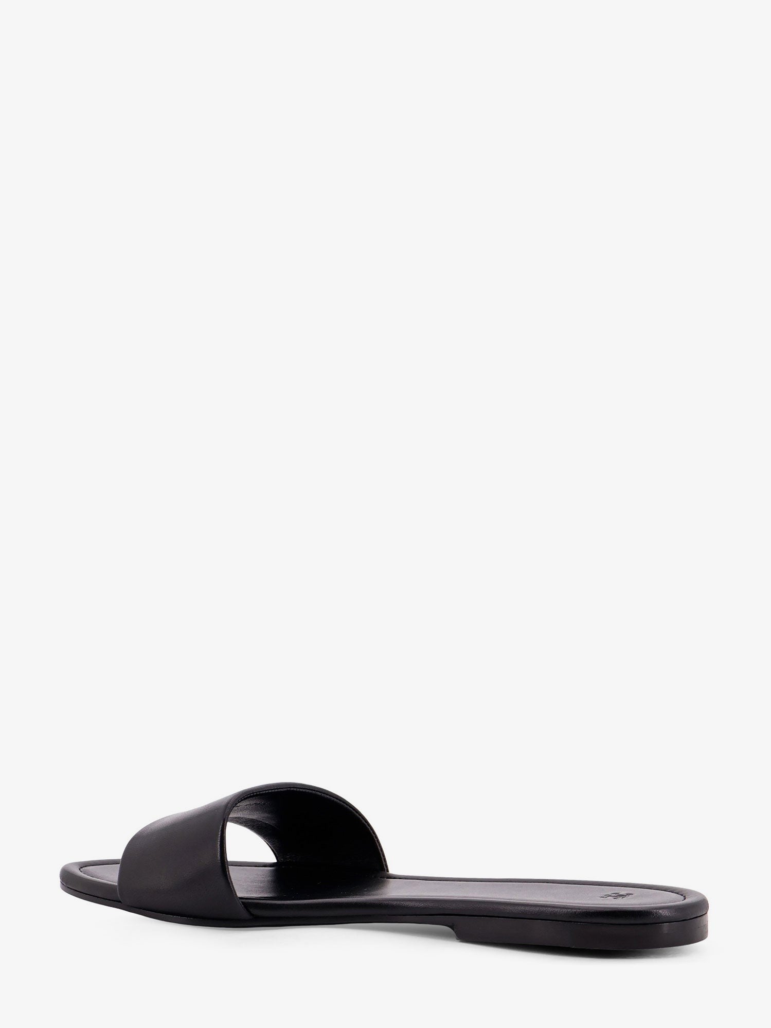Celine Women's Coast Mule Leather Sandals Black