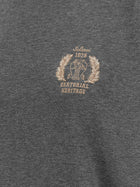 Brunello Cucinelli Coat of Arms Embroidered Sweatshirt Grey