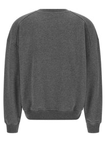 Brunello Cucinelli Coat of Arms Embroidered Sweatshirt Grey