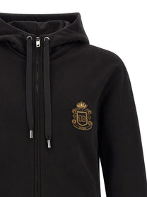 Dolce &amp; Gabbana Coat of Arms Hoodie Black, view 3