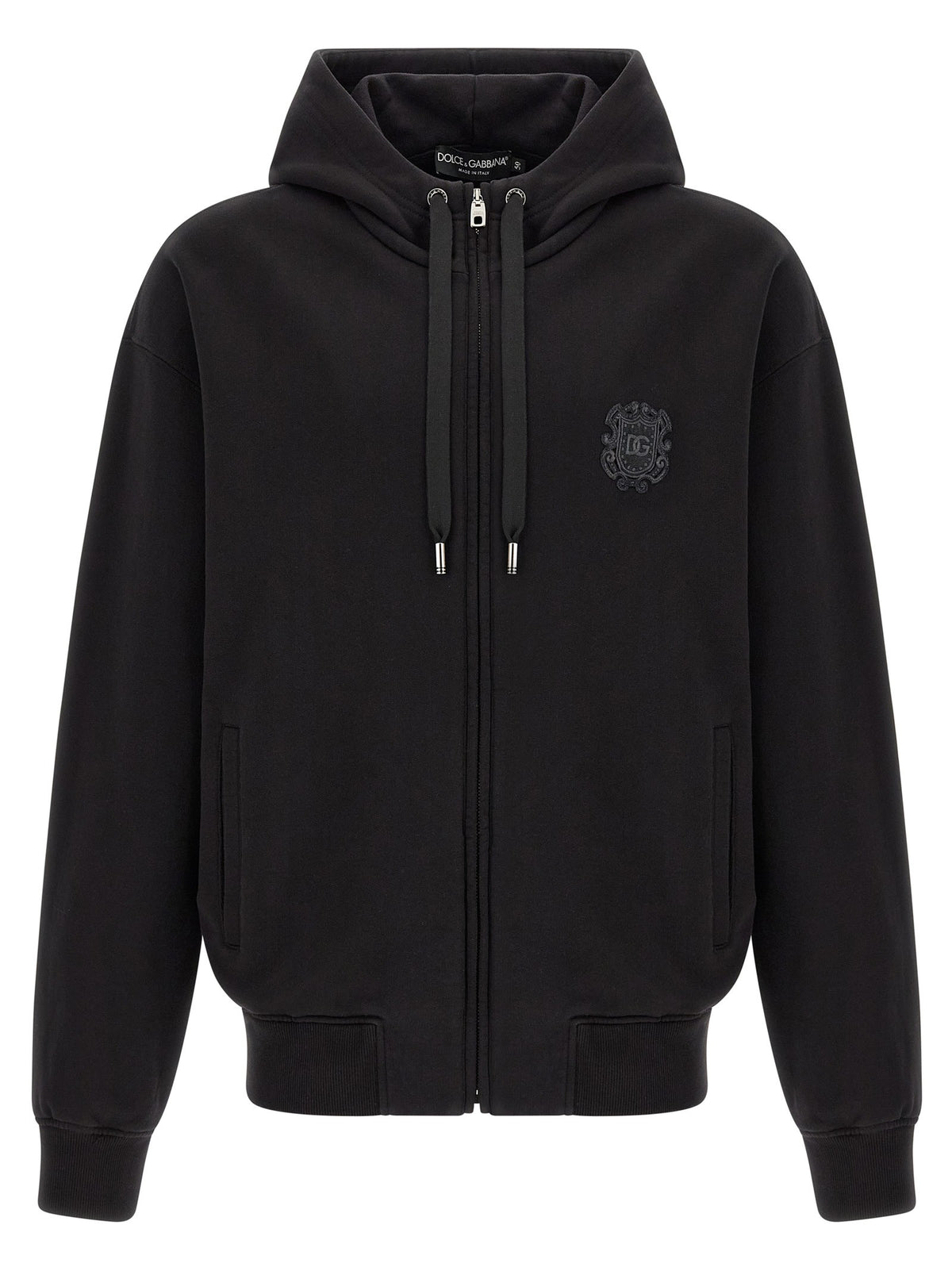 Dolce &amp; Gabbana Coat of Arms Hoodie Black