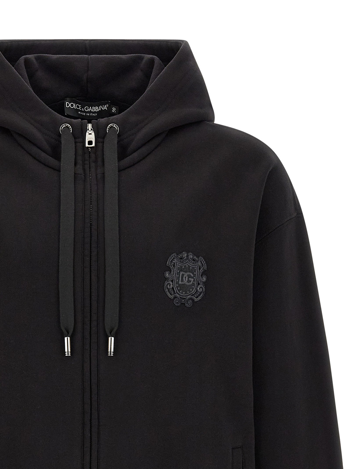 Dolce &amp; Gabbana Coat of Arms Hoodie Black