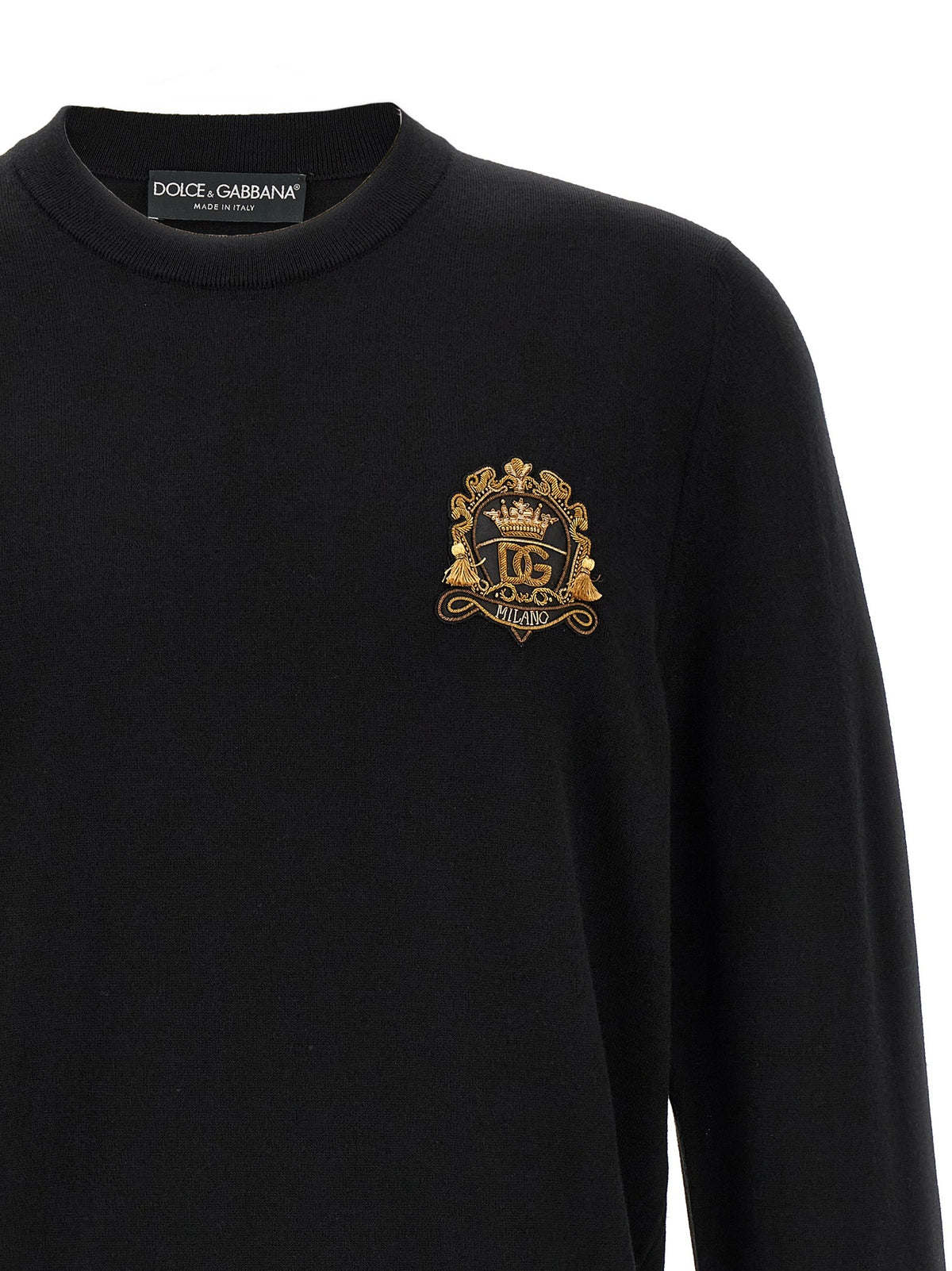 Dolce &amp; Gabbana Coat of Arms Sweater Black