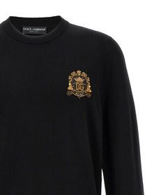 Dolce &amp; Gabbana Coat of Arms Sweater Black