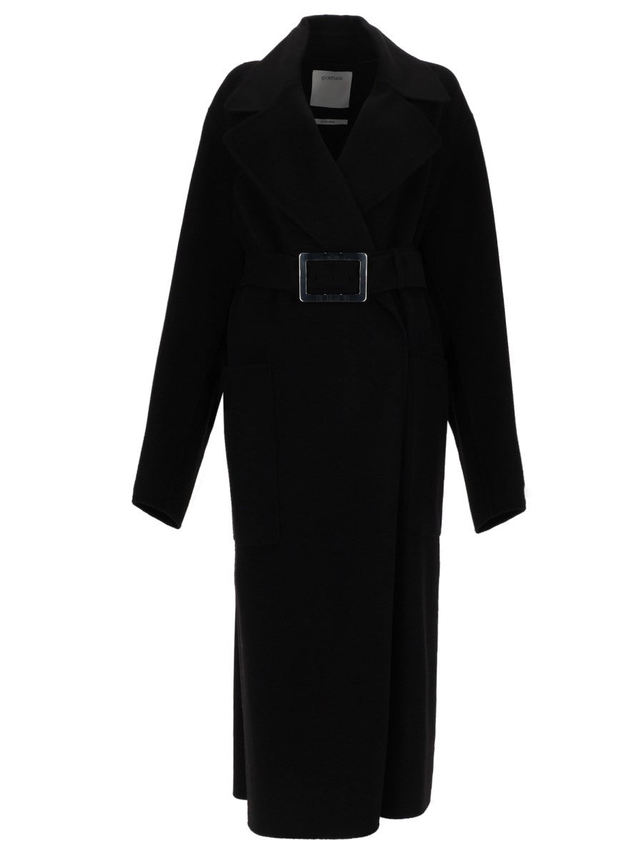 Sportmax Women's Coat Things Black