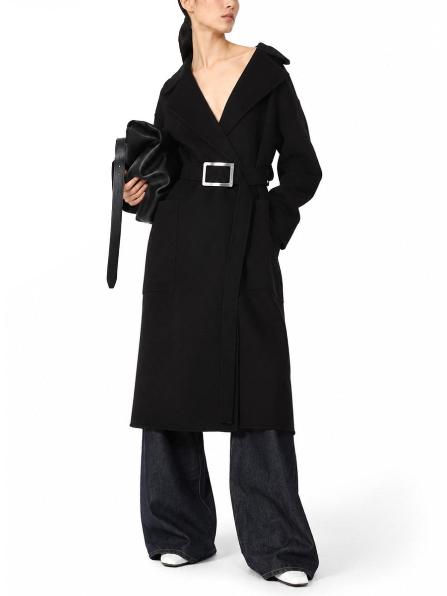 Sportmax Women's Coat Things Black