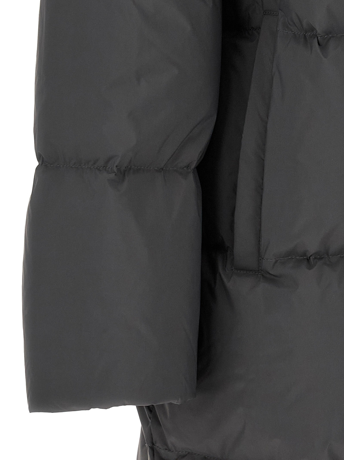 Yves Salomon Army Coat Black, view 5