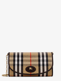 Burberry Women's Coated Canvas Crossbody Bag Beige