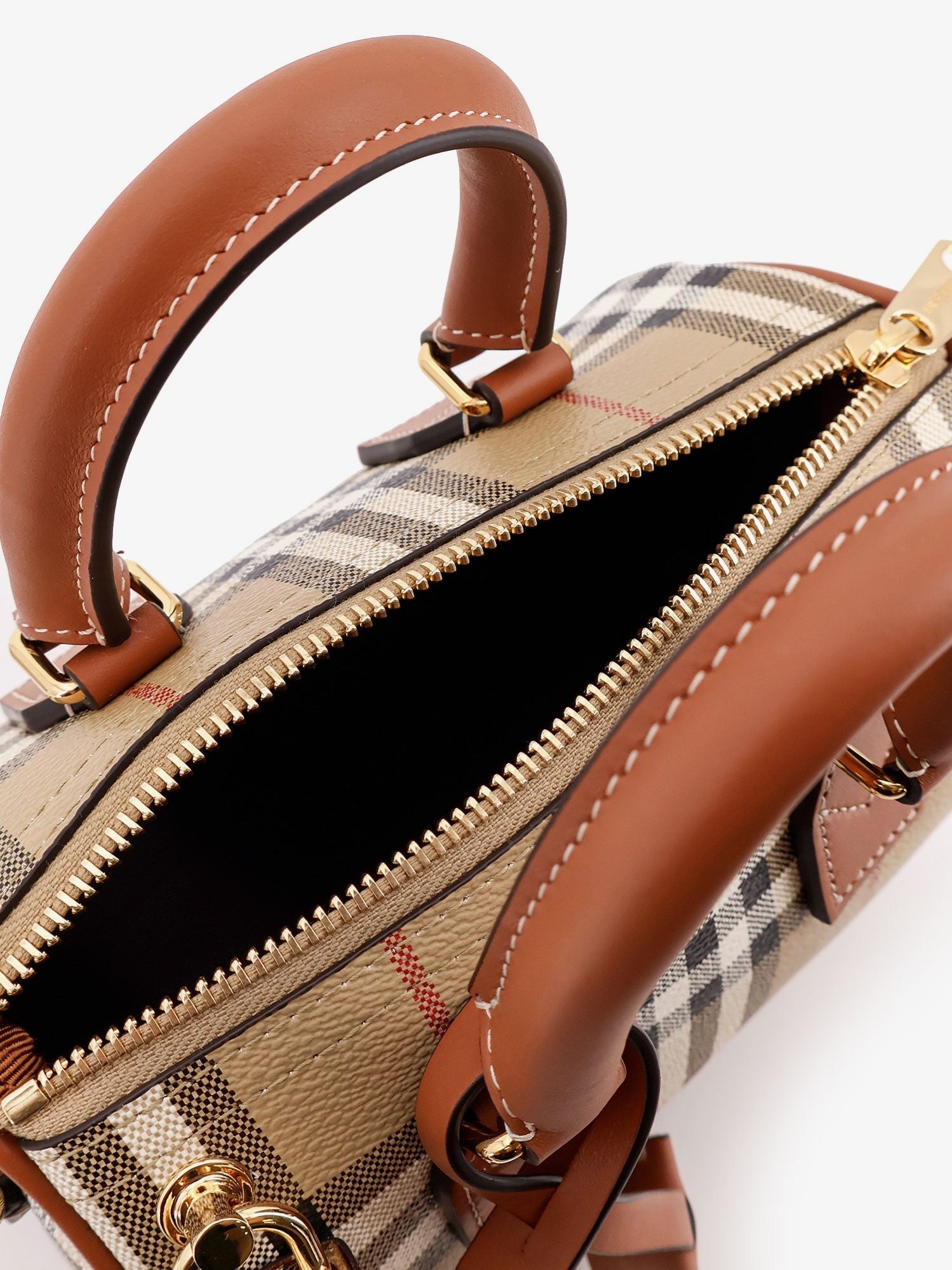 Burberry Women's Coated Canvas Crossbody Bag Brown