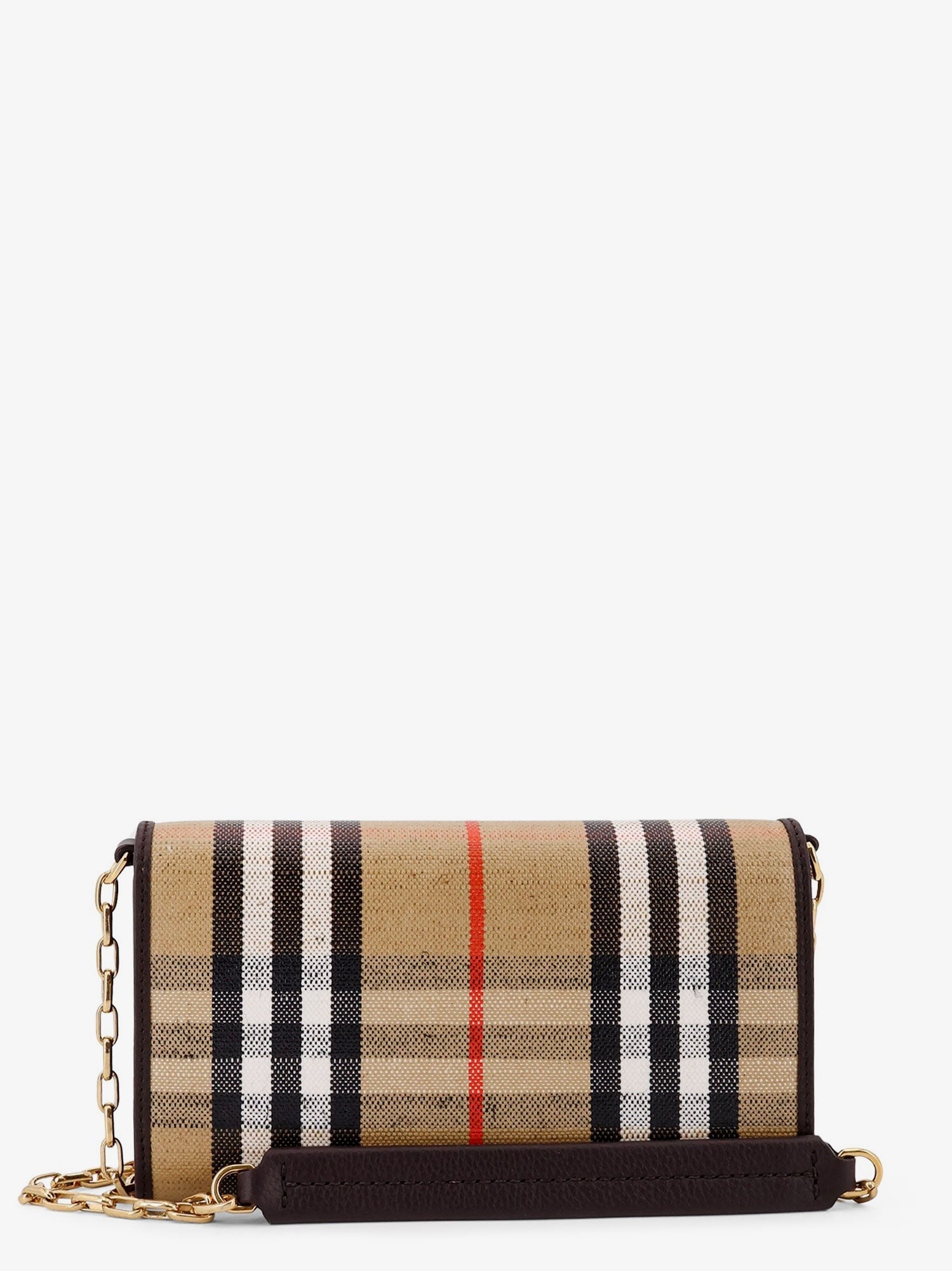 Burberry Women's Coated Canvas Crossbody Bag Beige