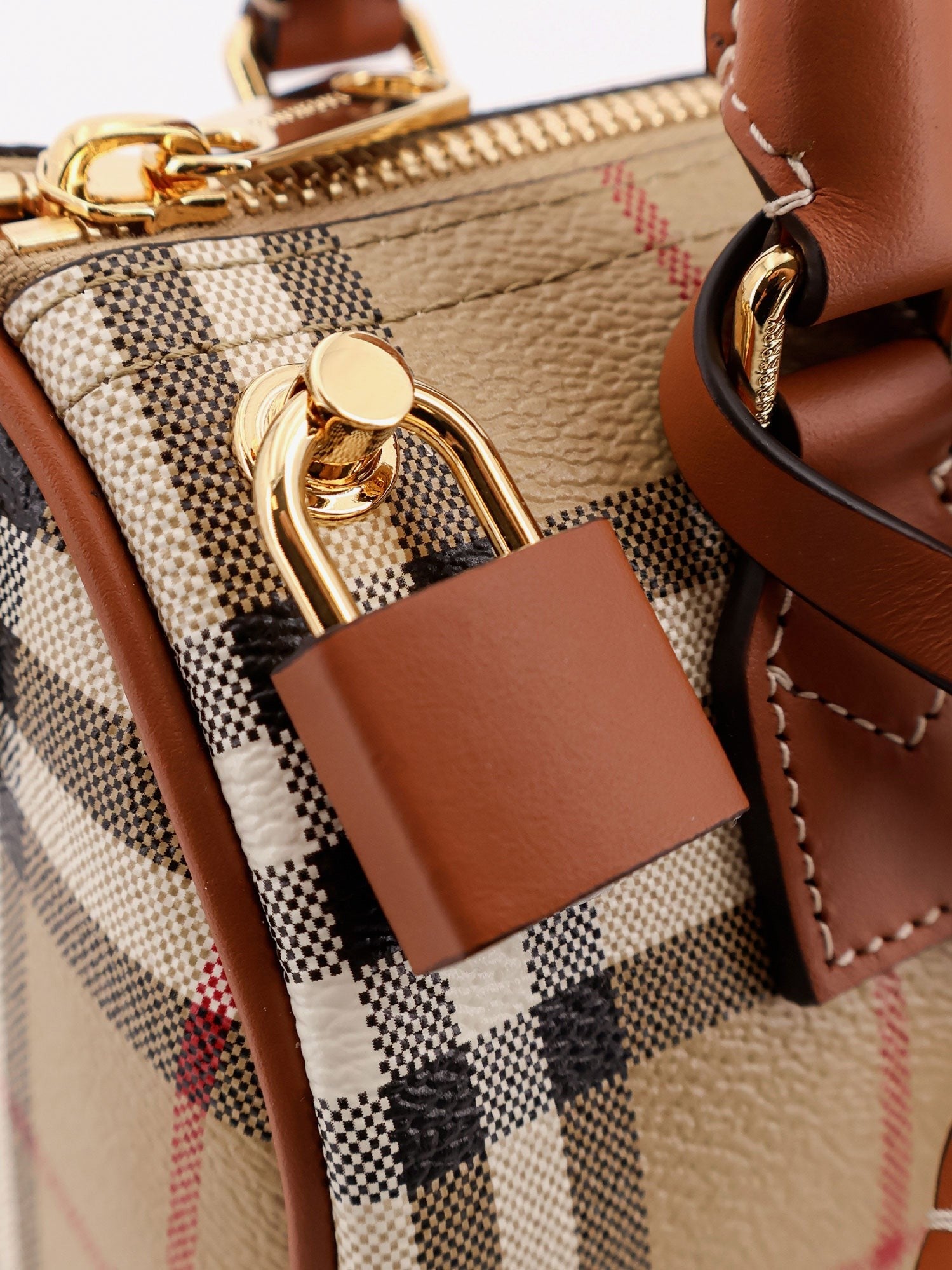 Burberry Women's Coated Canvas Crossbody Bag Brown