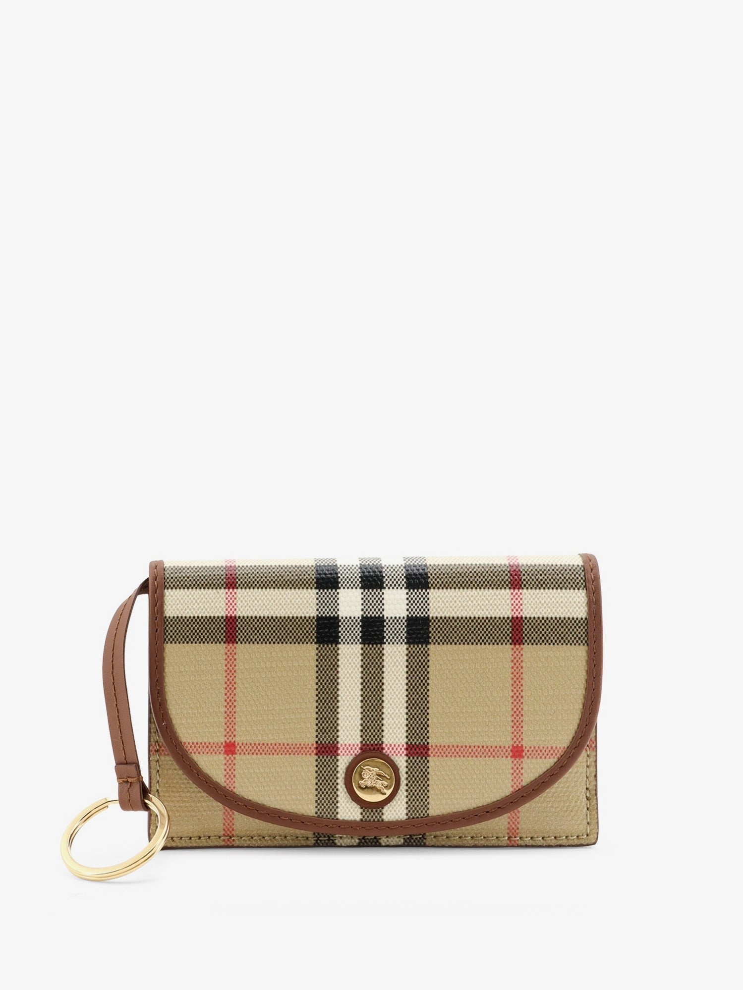 Burberry Women's Coated Canvas Wallet Beige