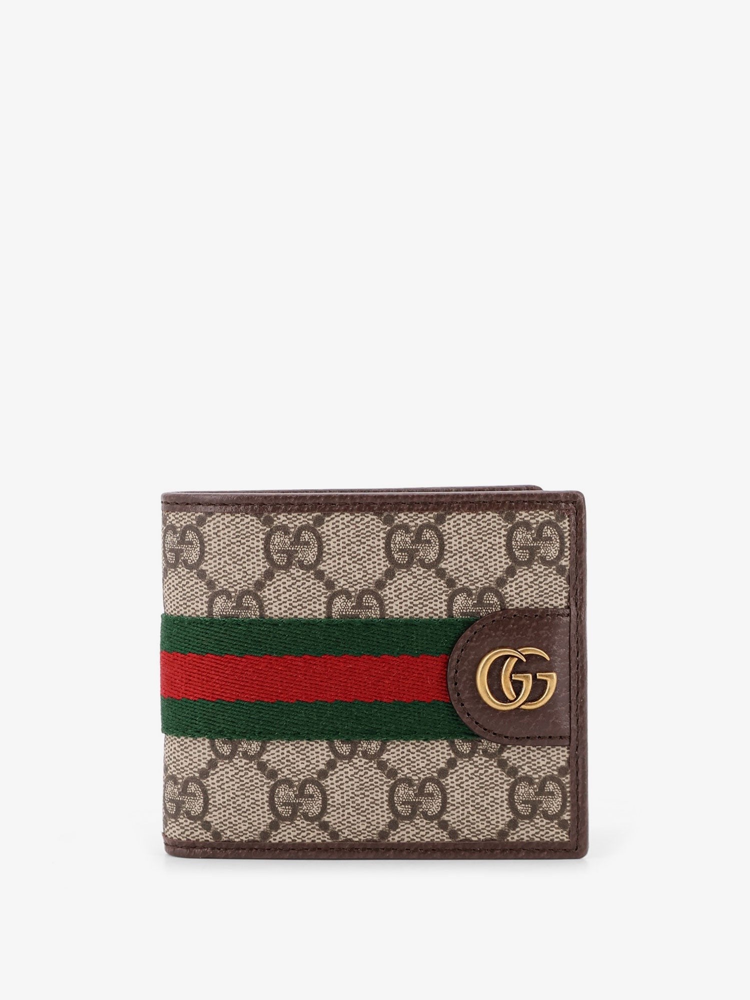 Gucci Men's Coated Canvas Wallet Beige