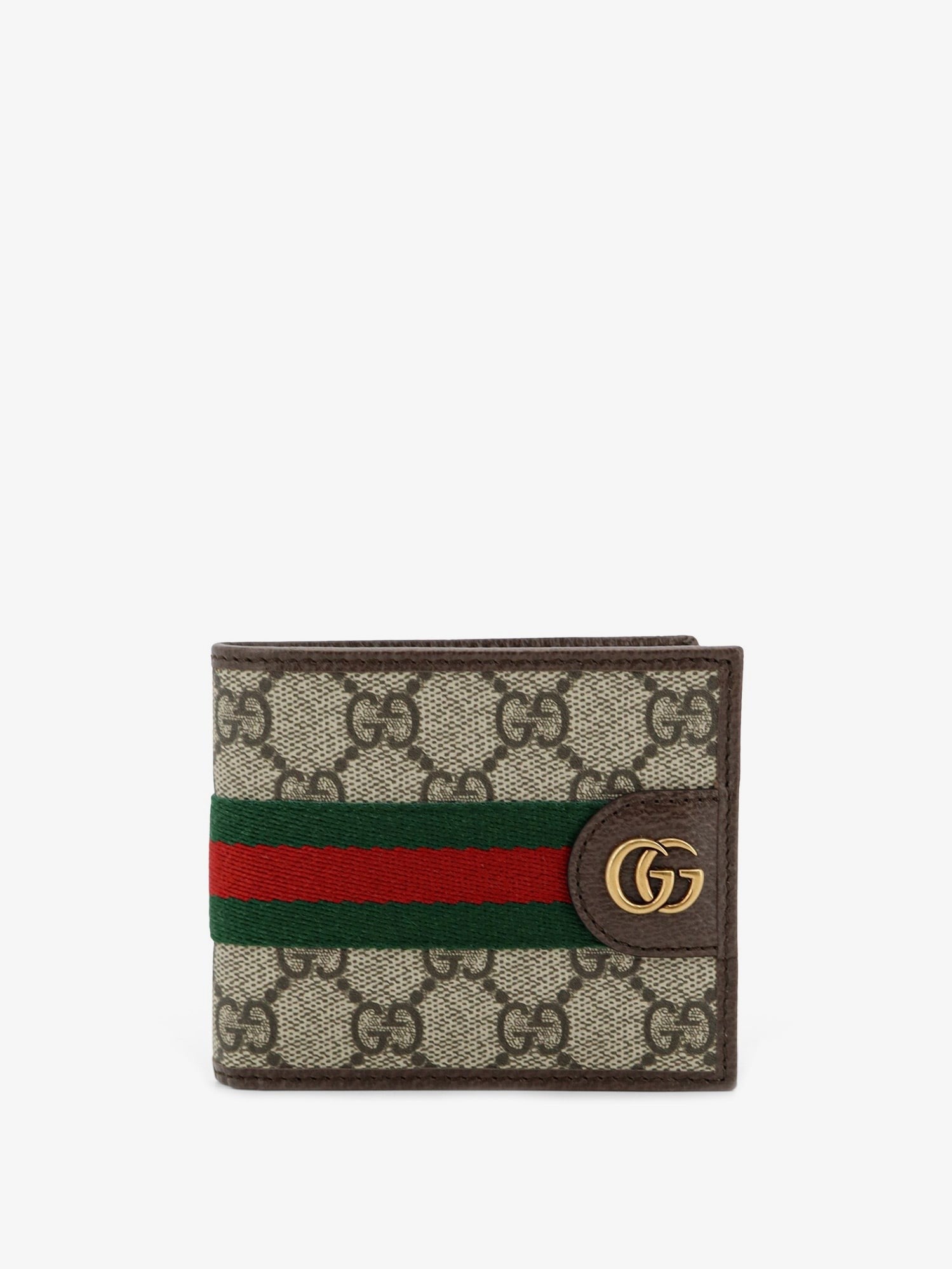 Gucci Men's Coated Canvas Wallet Beige