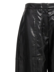 Jil Sander Coated Pants Black