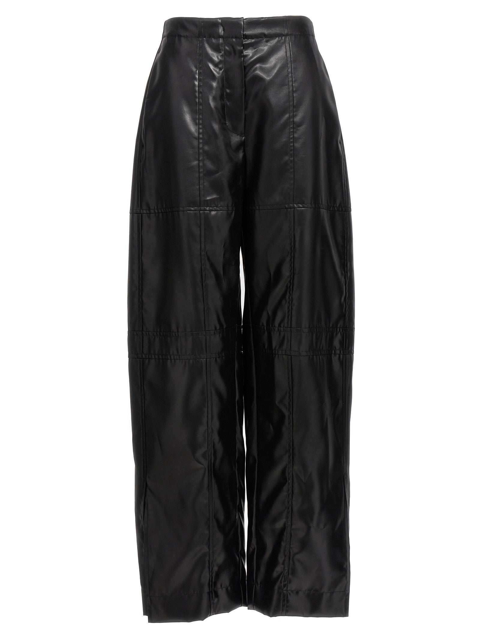 Jil Sander Coated Pants Black