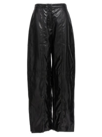 Jil Sander Coated Pants Black