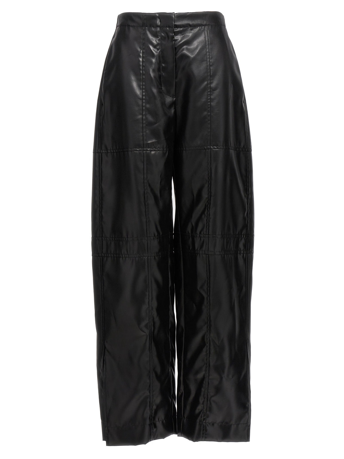 Jil Sander Coated Pants Black